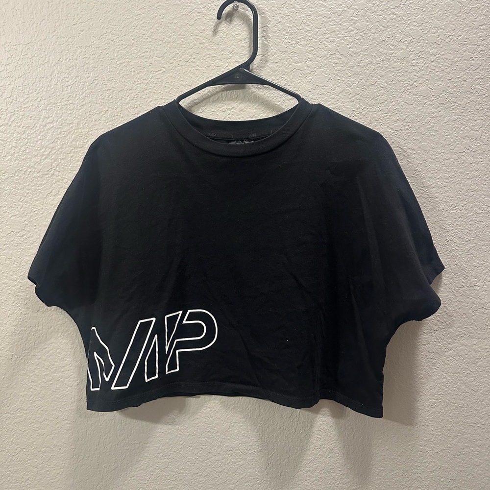 MyProtein Black Crop top